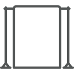 Backdrop illustration for event setup concept