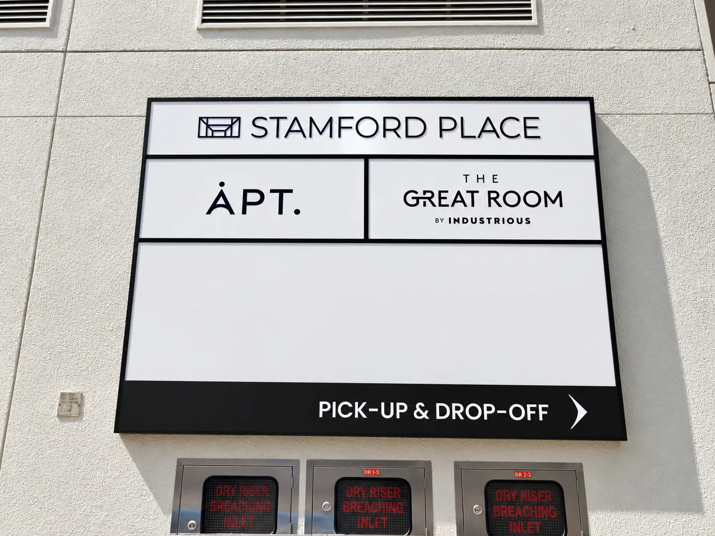 Stamford Place Wayfinding Sign
